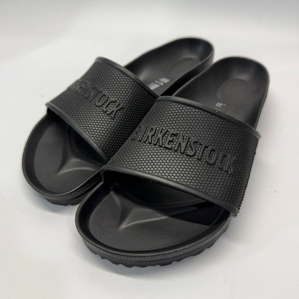 Birkenstock Barbados EVA Slides Mens 40 Black Sandals Beach Pool Shoes